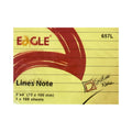 Lined Sticky Note Pad 3" x 4" 100 Sheets