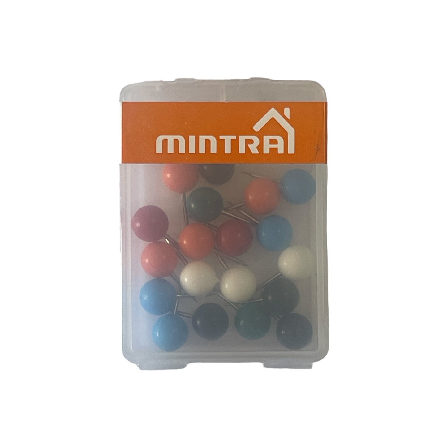Mintra Pin Clip Plastic Box - 30mm Colors