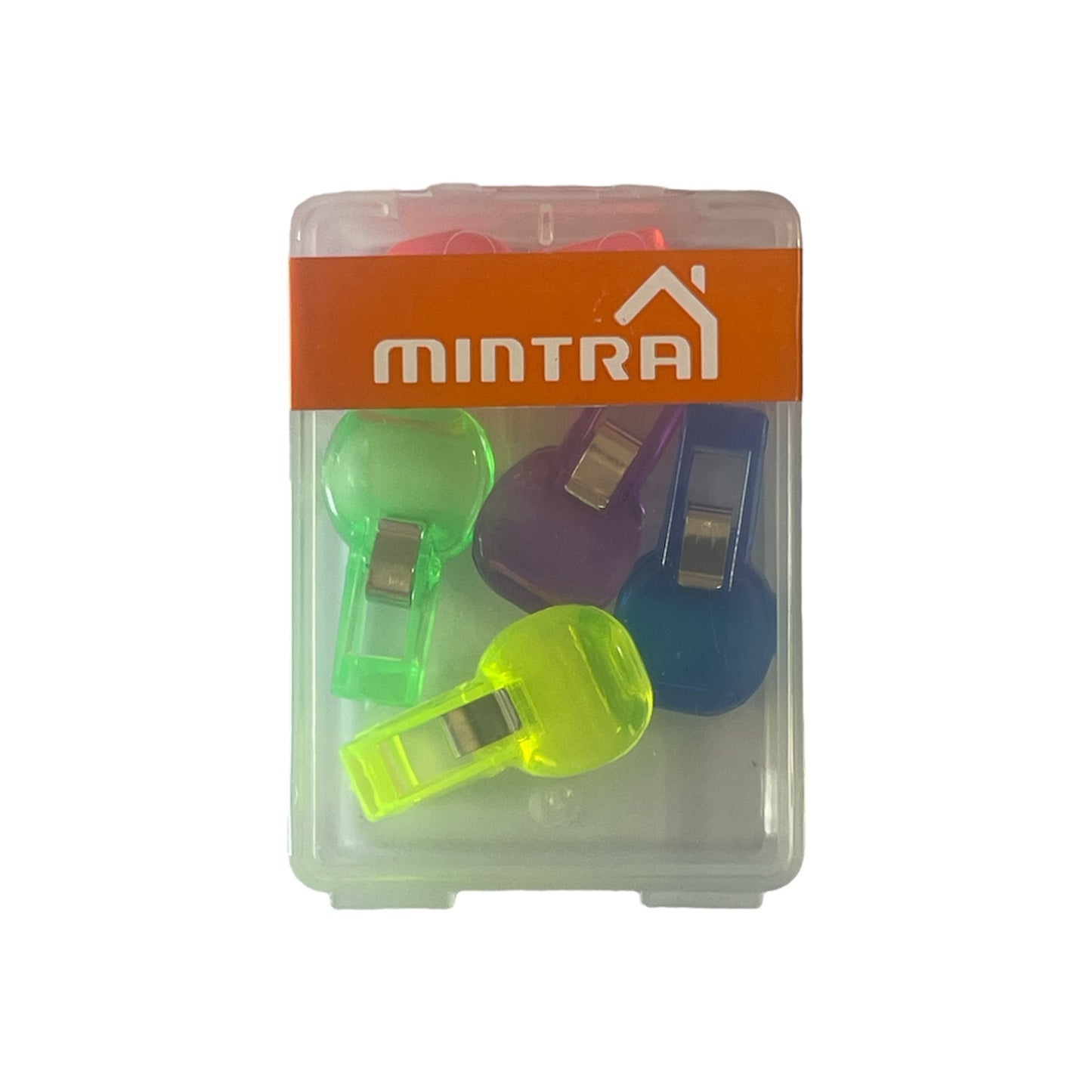 Mintra Pin Clip Plastic Box - 30mm Colors