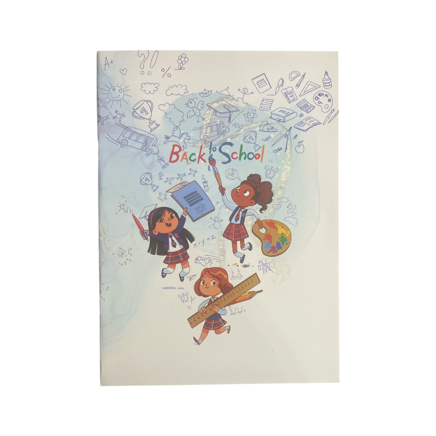 60 Sheets 2BE Stapled Lined Notebook A4