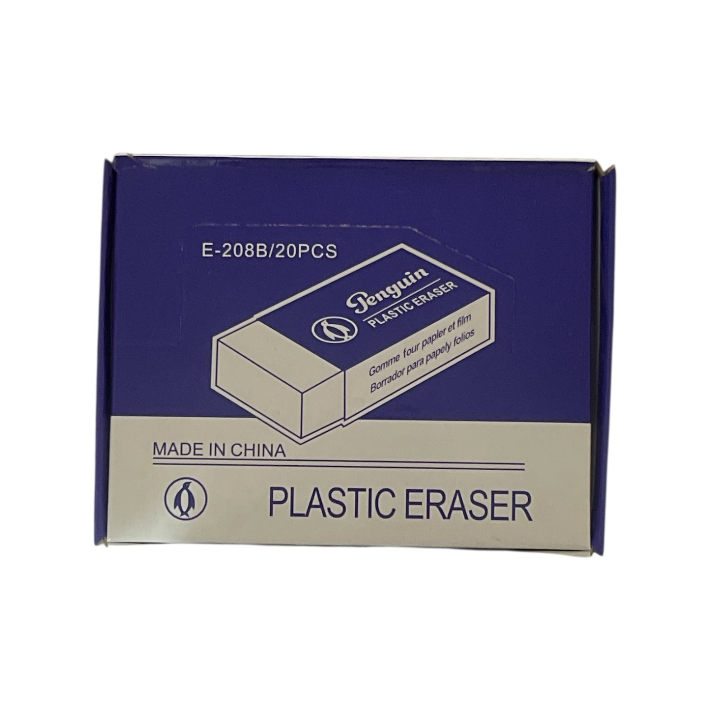 Penguin E-208 B Plastic Eraser