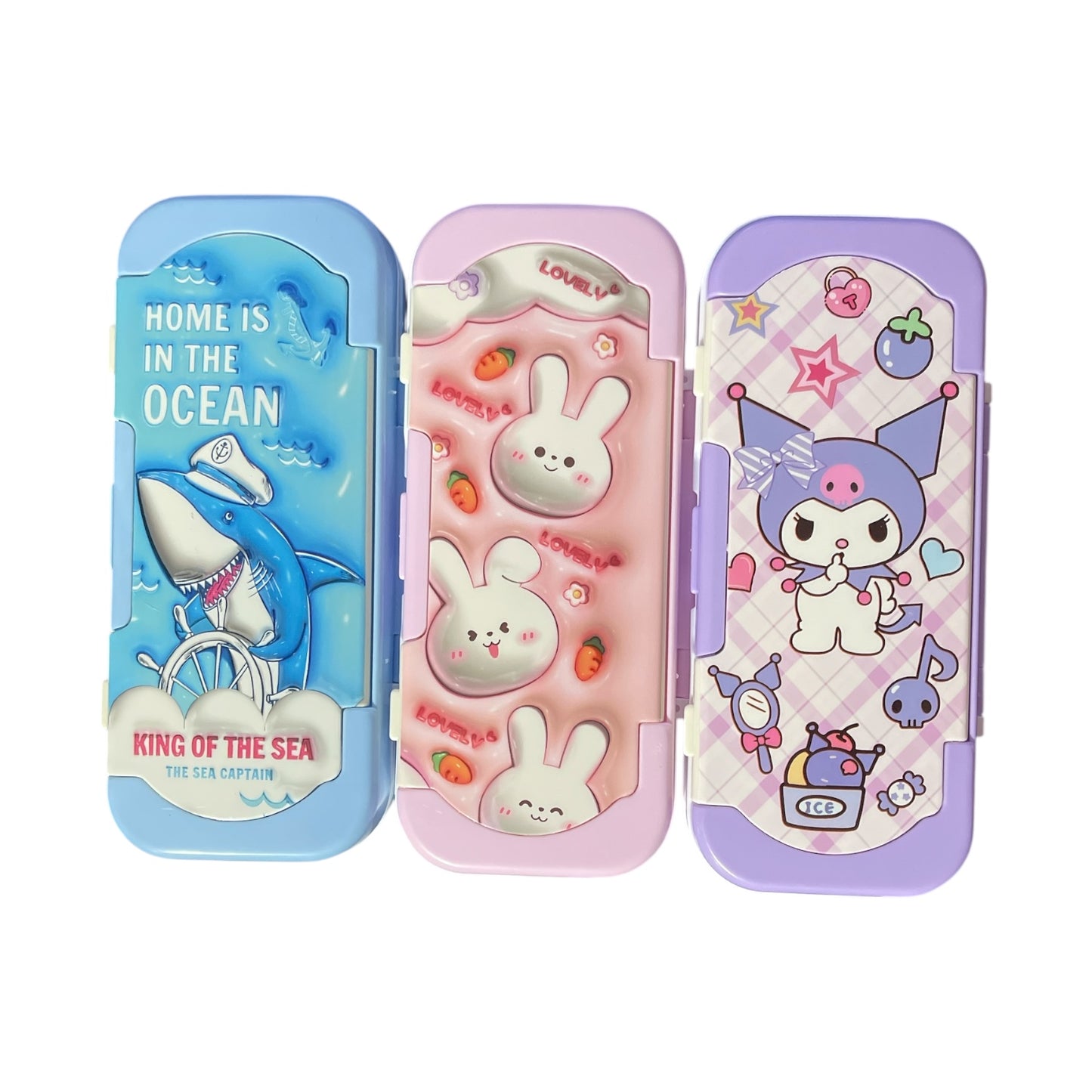 Hard Plastic Kuromi Pencil Box