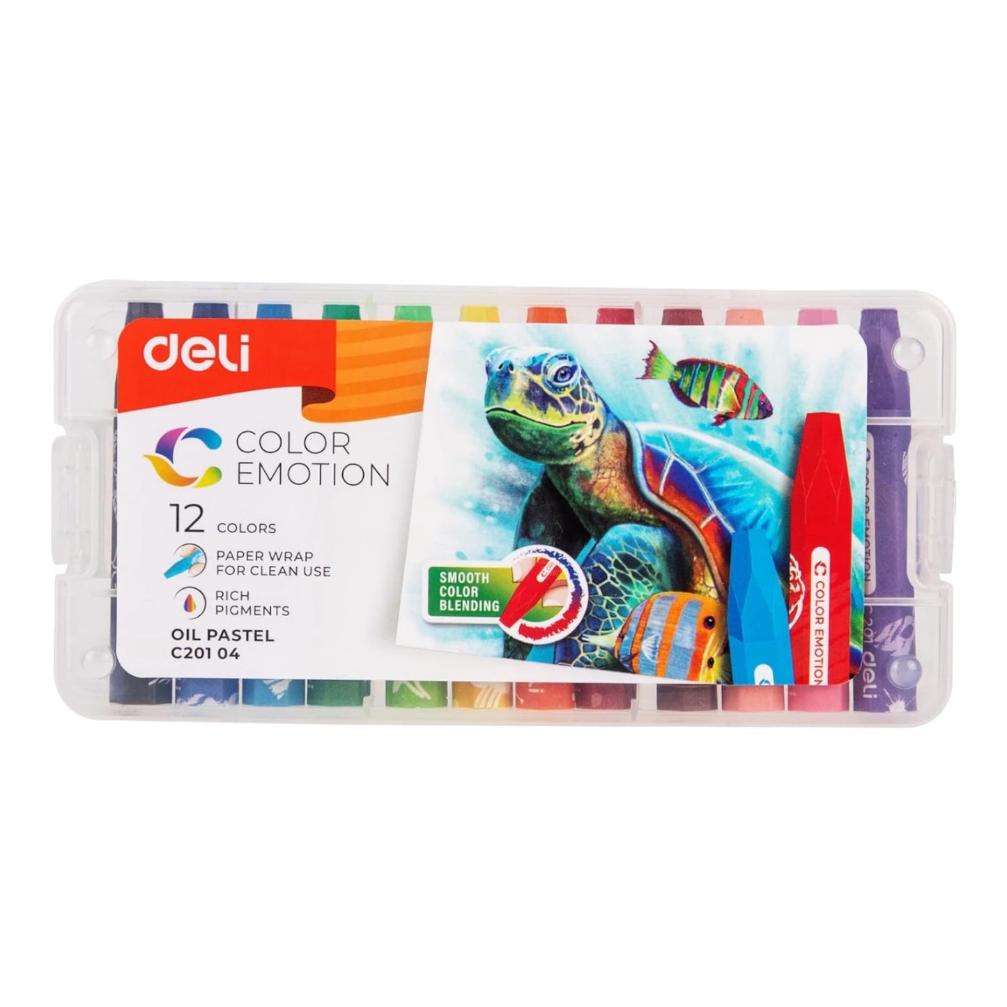 Deli Artist Oil Pastels 12 Shades Colors Set