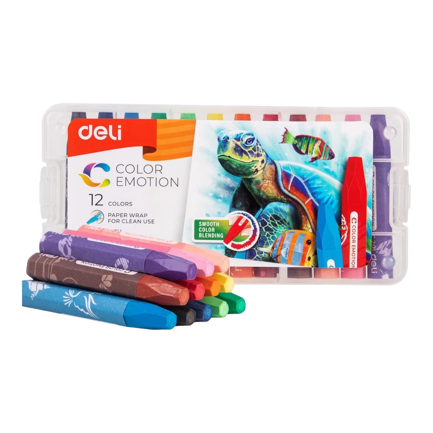 Deli Artist Oil Pastels 12 Shades Colors Set