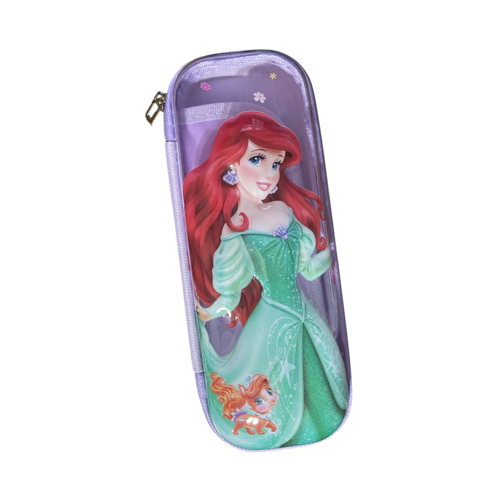 Princess Pencil Case with Compartments and Zip Any Color