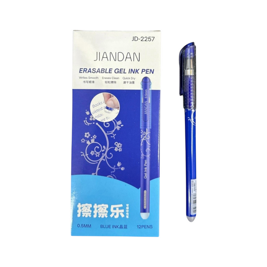 Jiandan Erasable Gel Pen 0.5mm Mode JD-2257 Blue