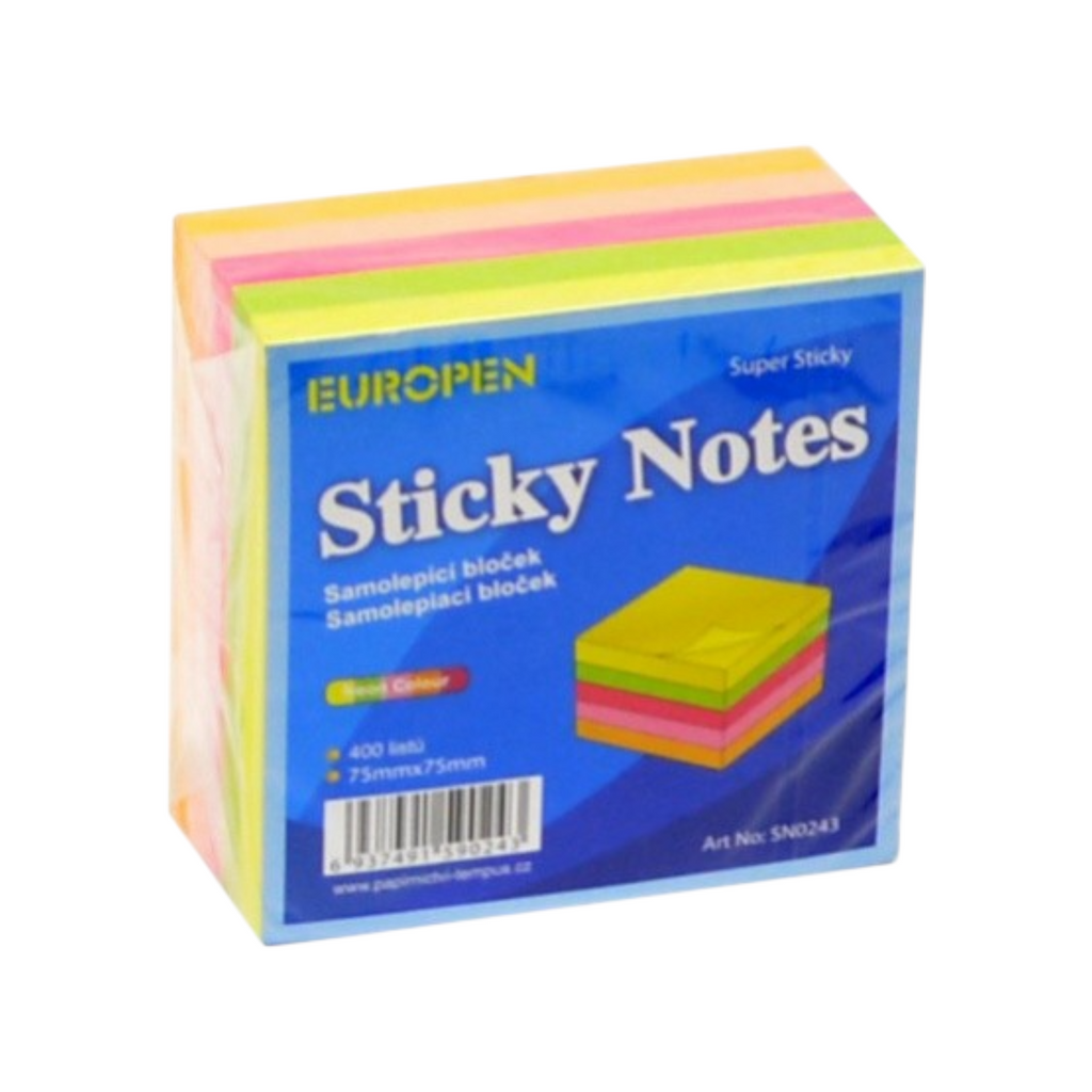 Yadoo Self-Adhesive Sticky Note 50x50 mm Multiple Colors 250 Sheets SN0069