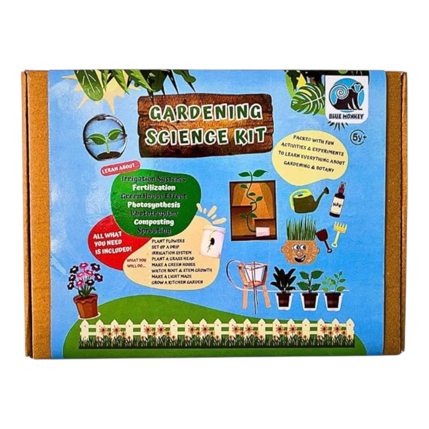 Blue Monkey Gardening Science Kit