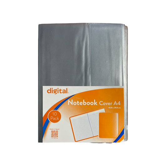 Digital School Notebook Plastic Cover, A4 (21 × 29.5cm)