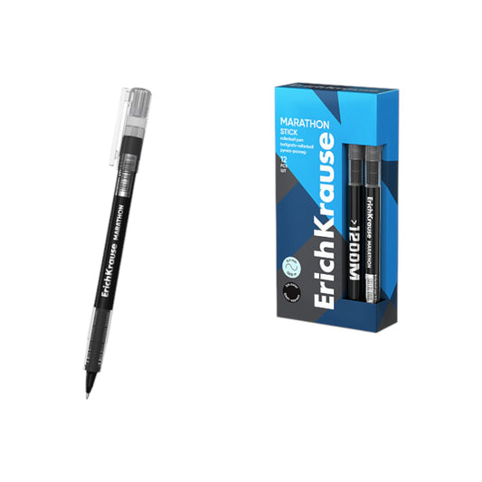 Rollerball Pen Erich Krause Marathon Stick 0.5, Ink Color: Black