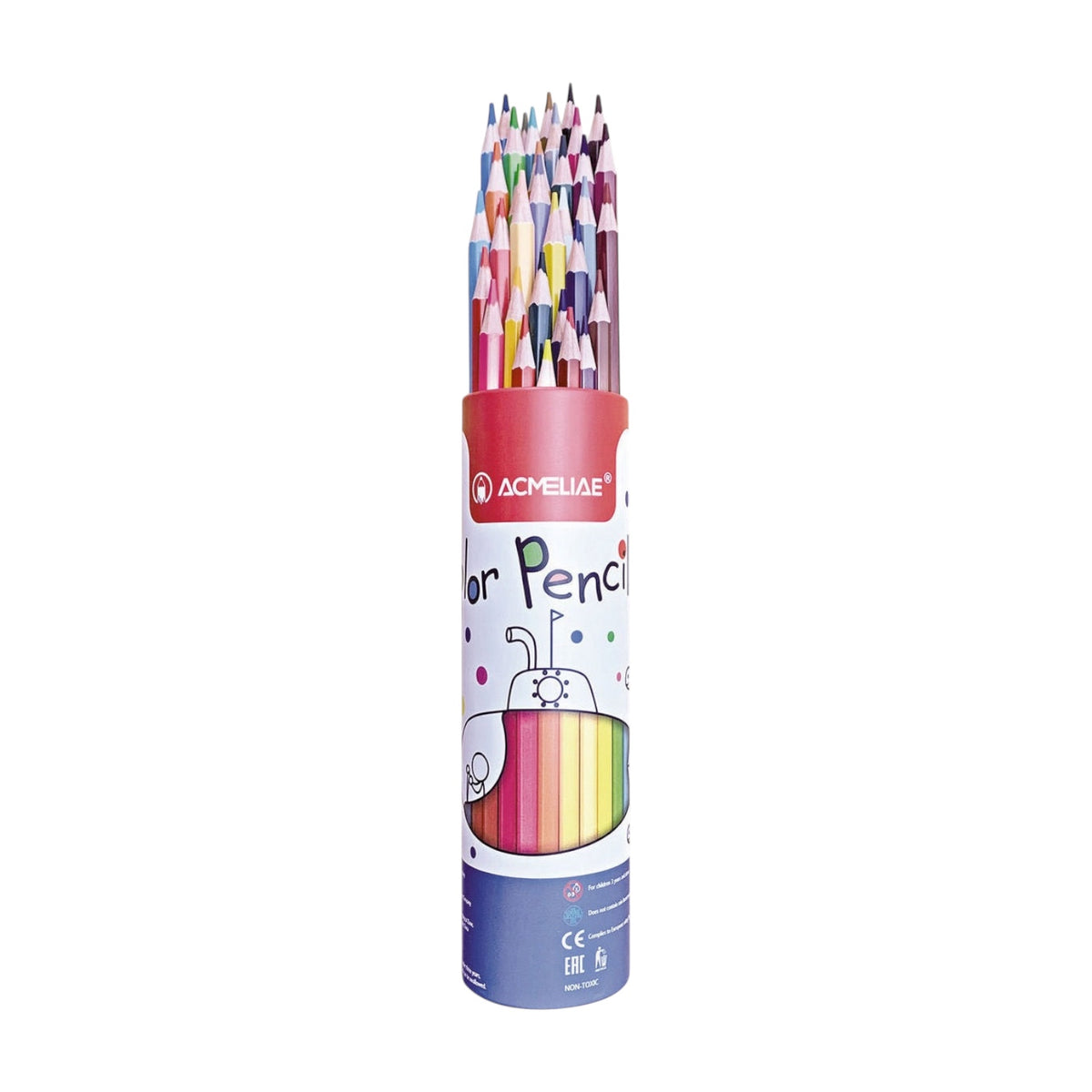 Set of colored pencils Acmeliae 24 colors, in a tube case