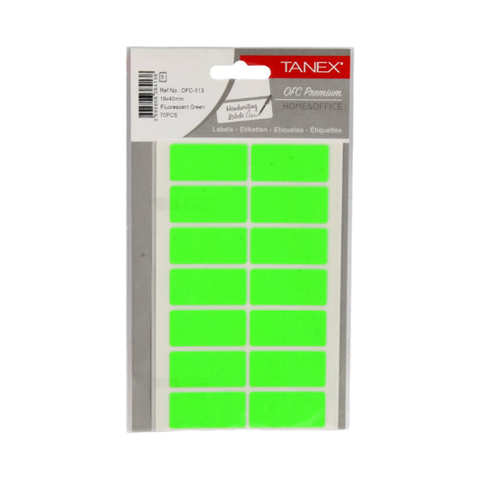 Handwriting Label Tanex 40x19 Mm 5 Sheets A5