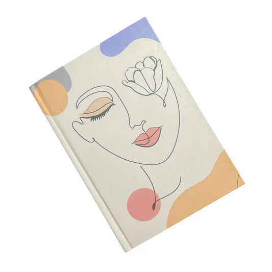 Hardcover Notebook, Cellophane Sewing, 192 sheets A5