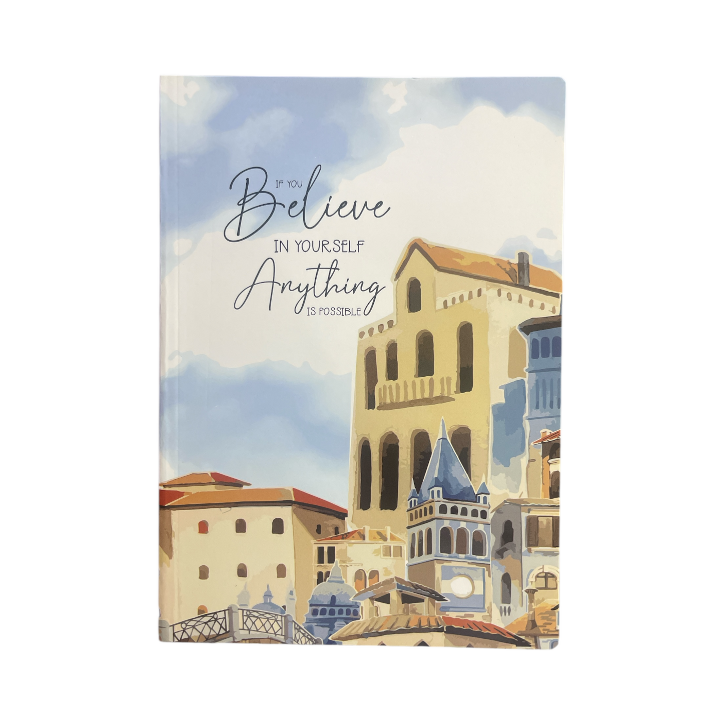 100 Sheets 2BE Stapled Lined Notebook A4