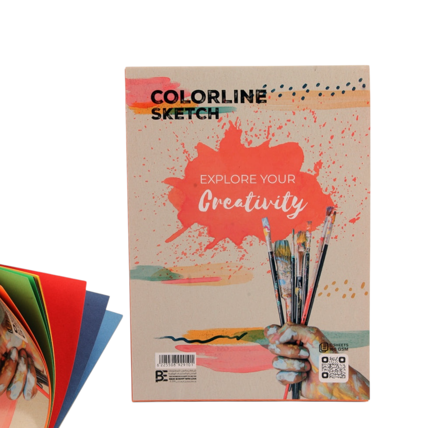 Drawing Sketch 12-Sheet 160g, Size 20.5*28 cm