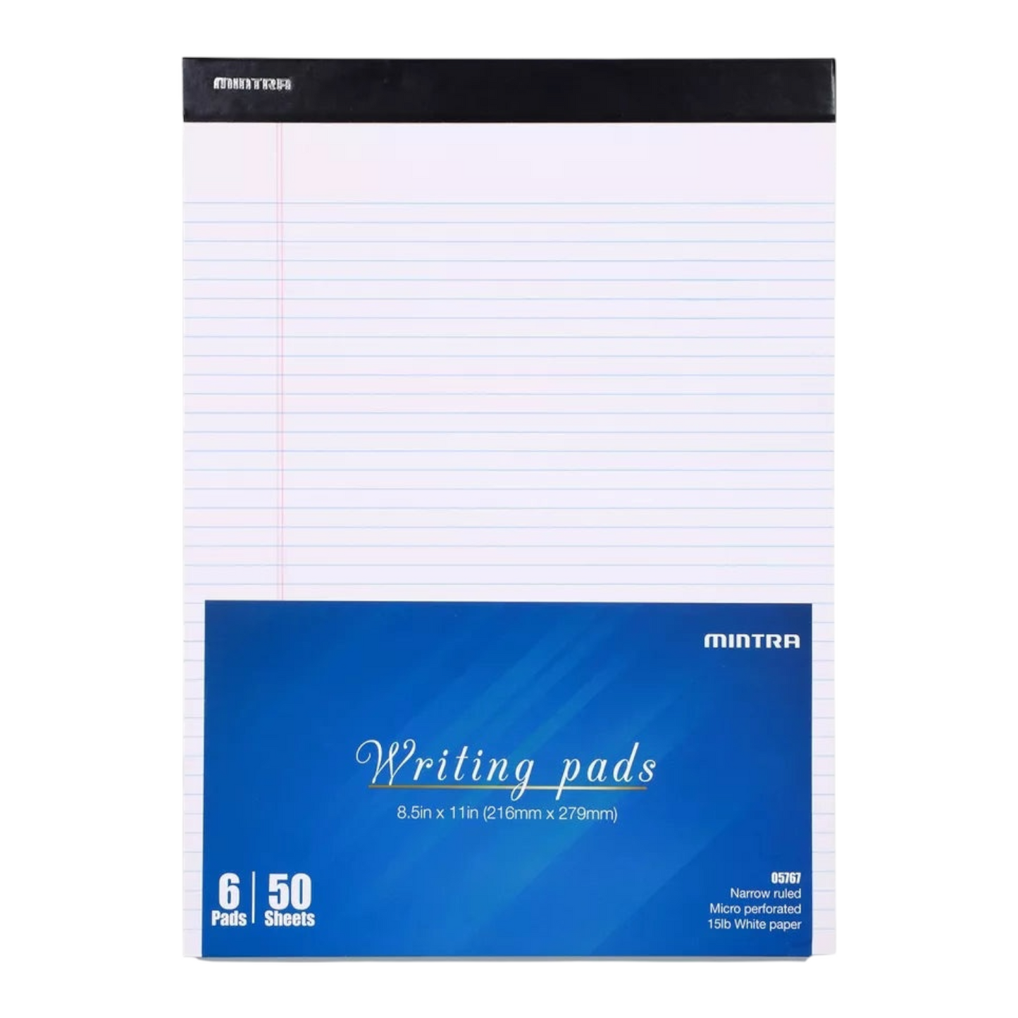 Notepad Pin 50 lined paper White  A4  Mintra