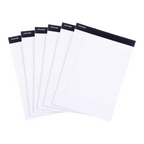 Notepad Pin 50 lined paper White & Colored A4