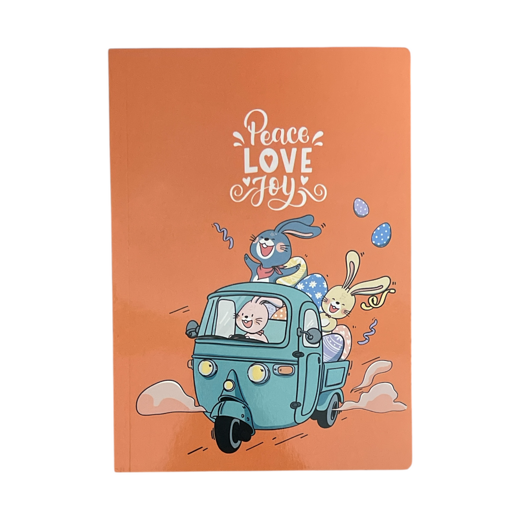 120 Sheets 2BE Stapled Lined Notebook A4