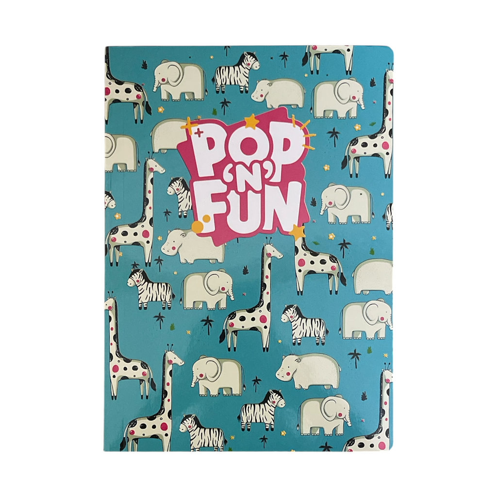120 Sheets 2BE Stapled Lined Notebook A4