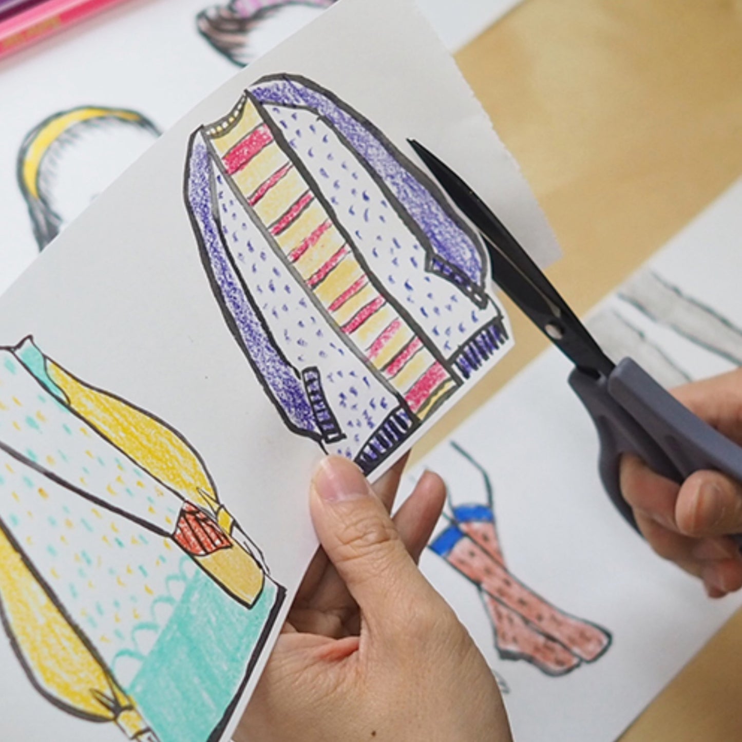 Stick'n Hopax- Little Designer Spring Coloring Roll
