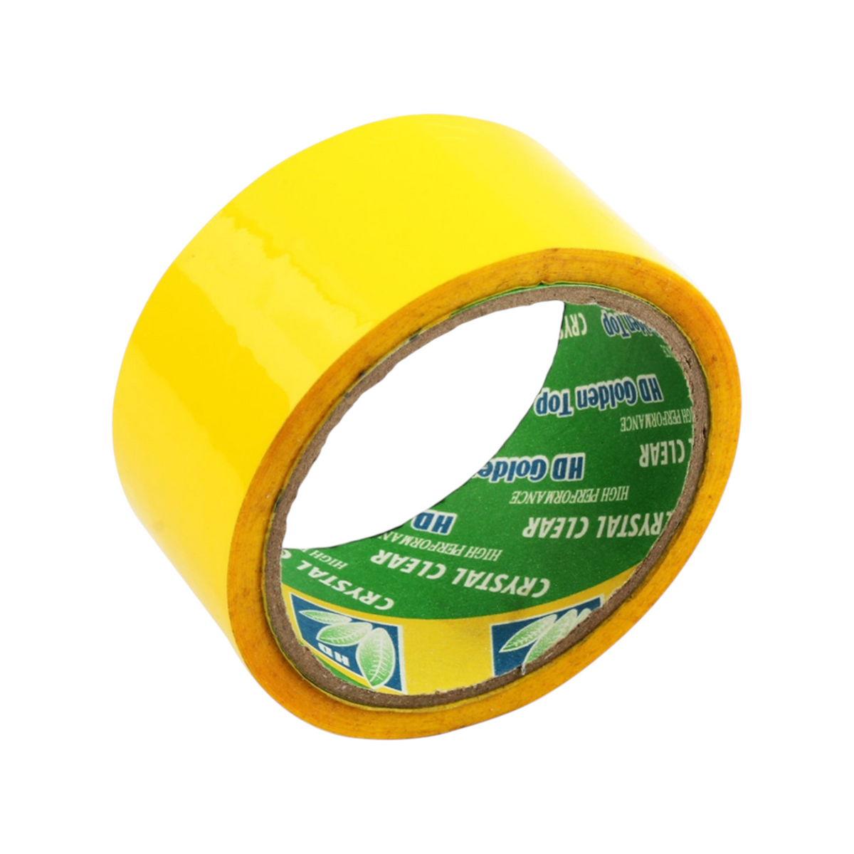 Elite Stationery House yellow adhesive tape roll, 4.5 cm wide and 20 yards long for durable packaging and crafts