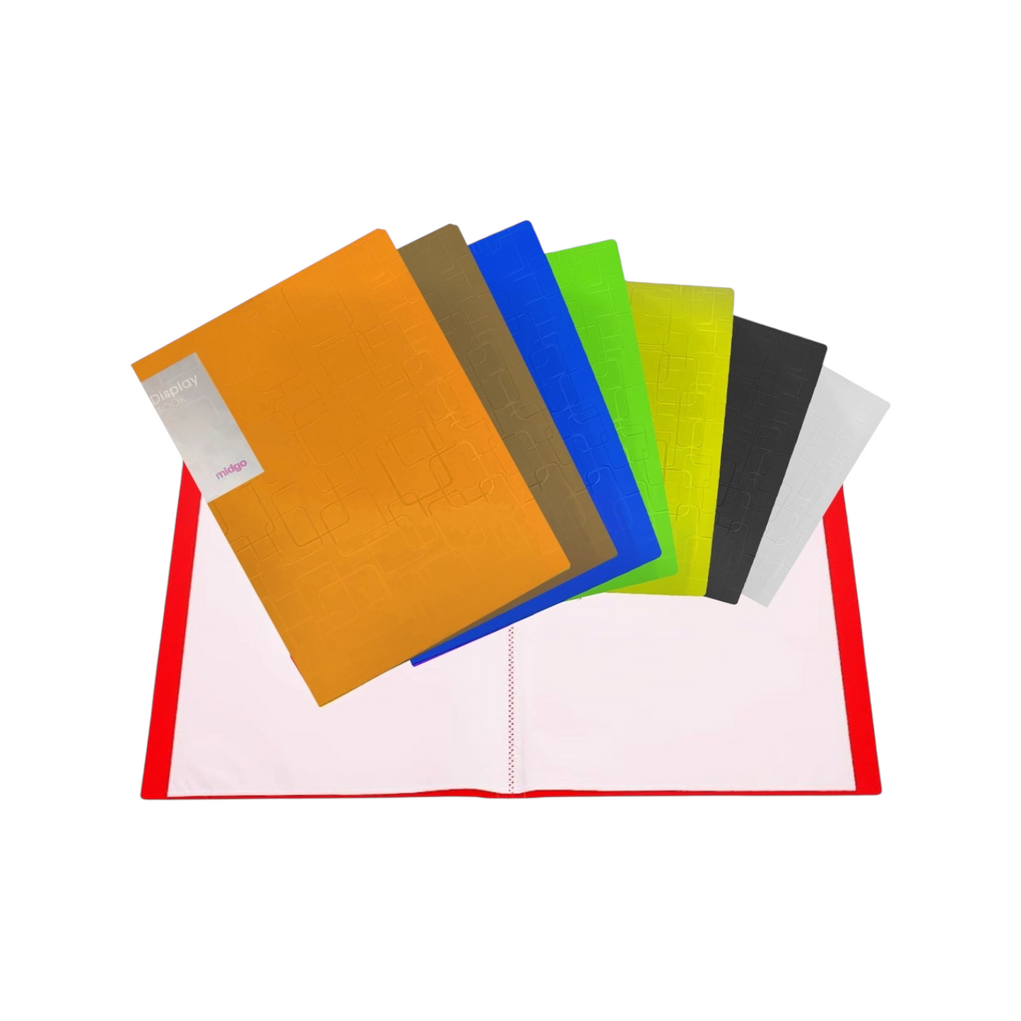 60 Pockets Midgo A4 Office Clear Book, M-260A -