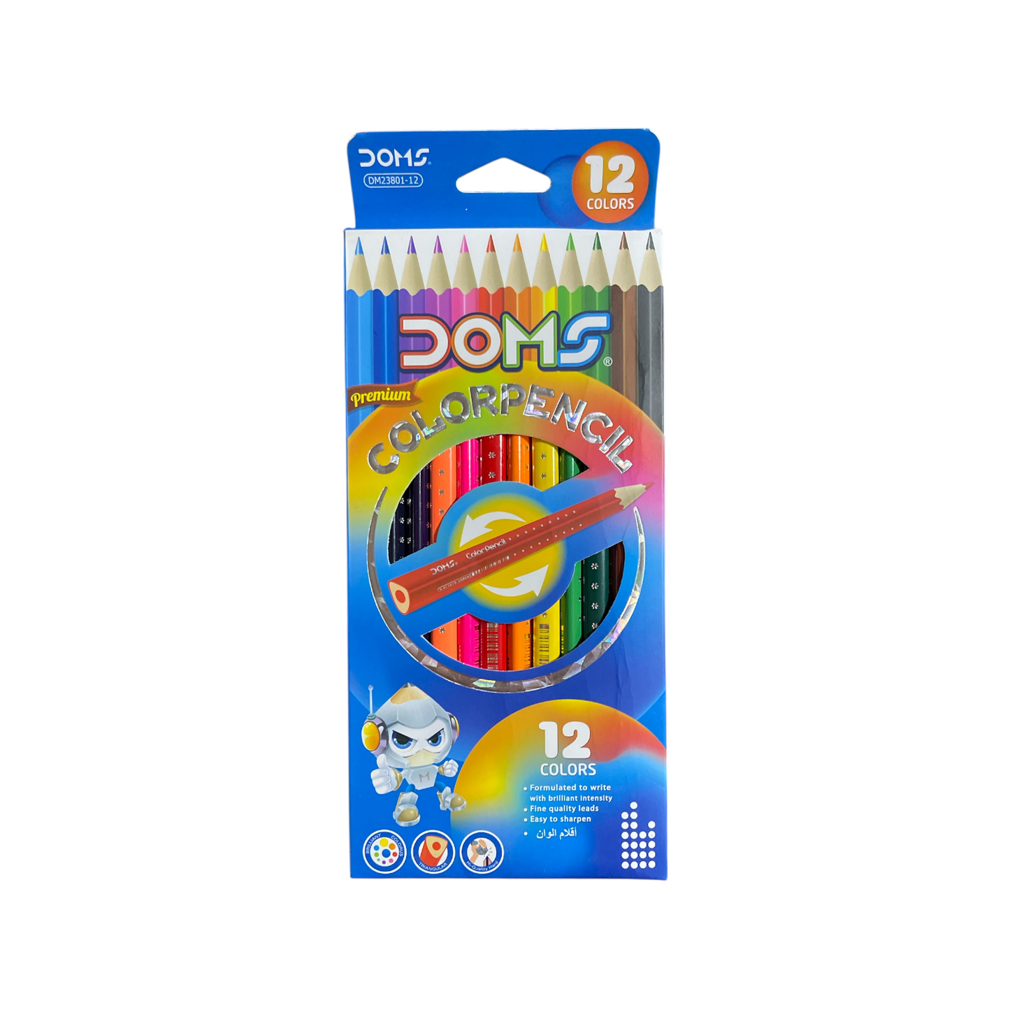 Doms 12 Colors Pencil - DM23801