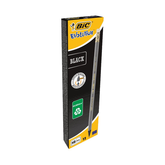 BIC Evolution Black HB 12 psc