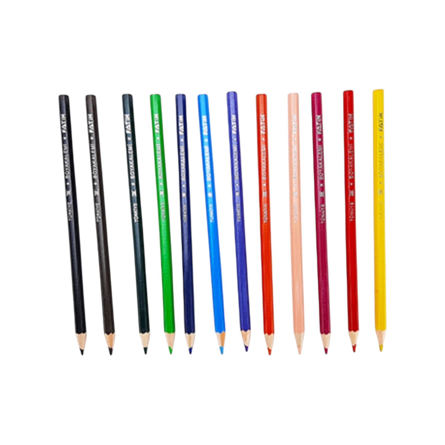 Fatih 33114 long color Pencil in a Jar – Set of 12 colors