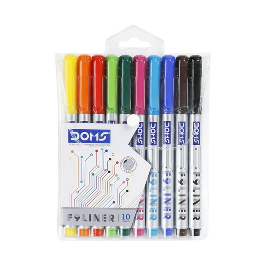 Doms 80136/80324 F9Liner 10 Shades Pens