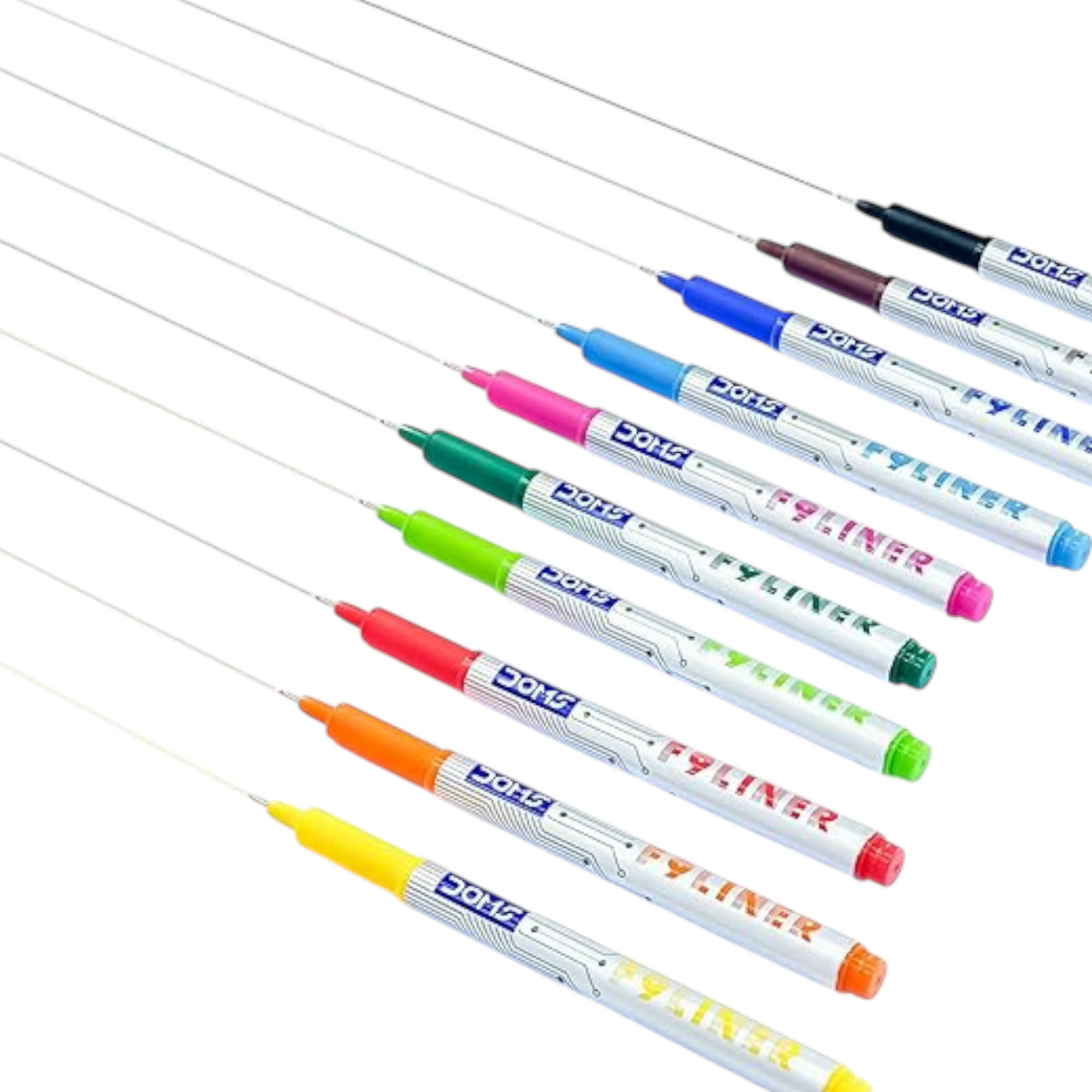 Doms 80136/80324 F9Liner 10 Shades Pens