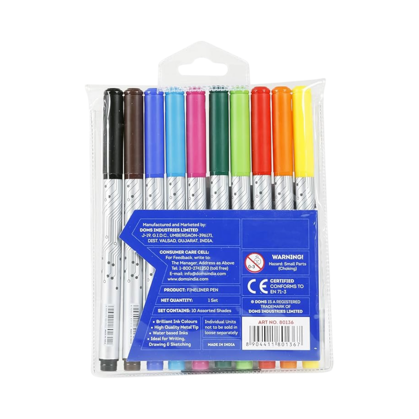 Doms 80136/80324 F9Liner 10 Shades Pens