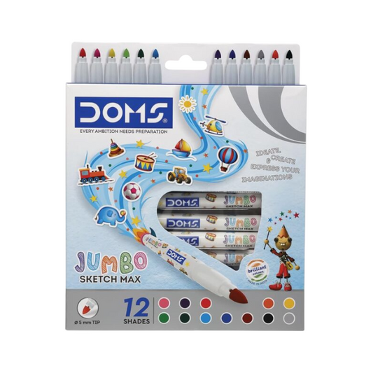 Doms Jumbo Sketch Max - Pack of 12 Shades - Art No. 80775