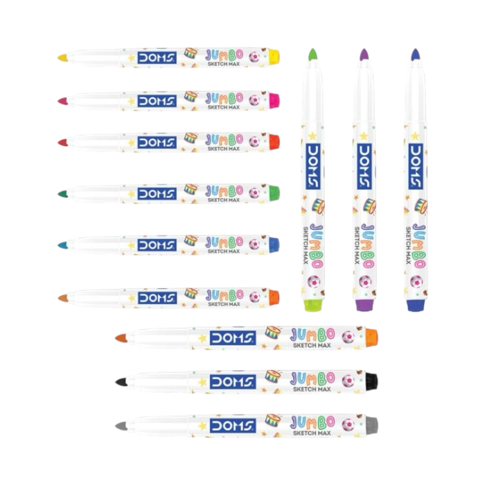 Doms Jumbo Sketch Max - Pack of 12 Shades - Art No. 80775