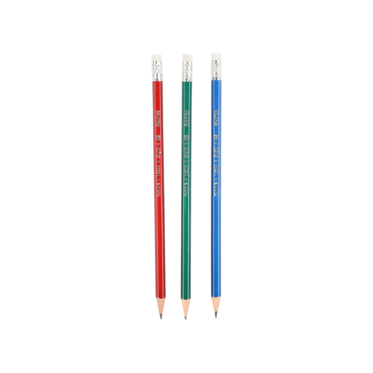 Fatih 16600 HB grahite – pack of 12 Pencils (3 colors)