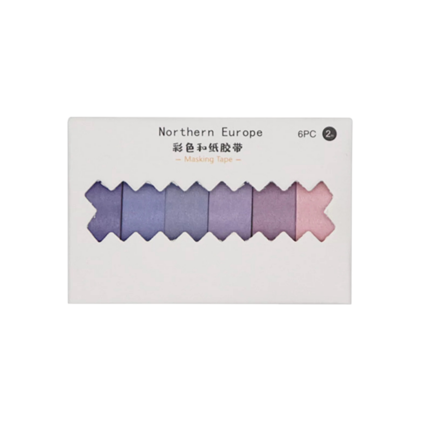 Masking Tape in 6 Different Shades