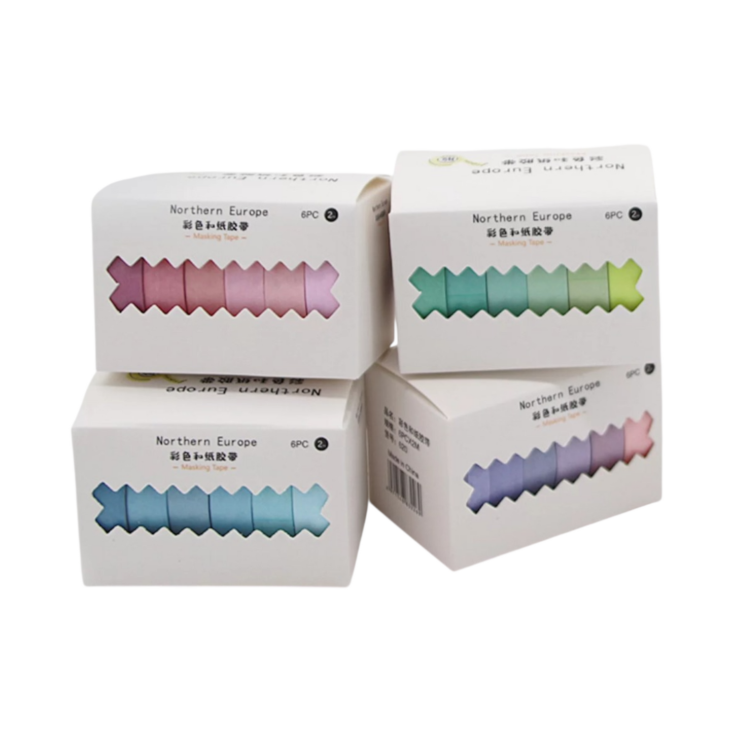 Masking Tape in 6 Different Shades