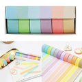 6 Rolls of Washi Tape Set 1 cm