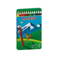 Alpino 12 colored pencils in a metal box