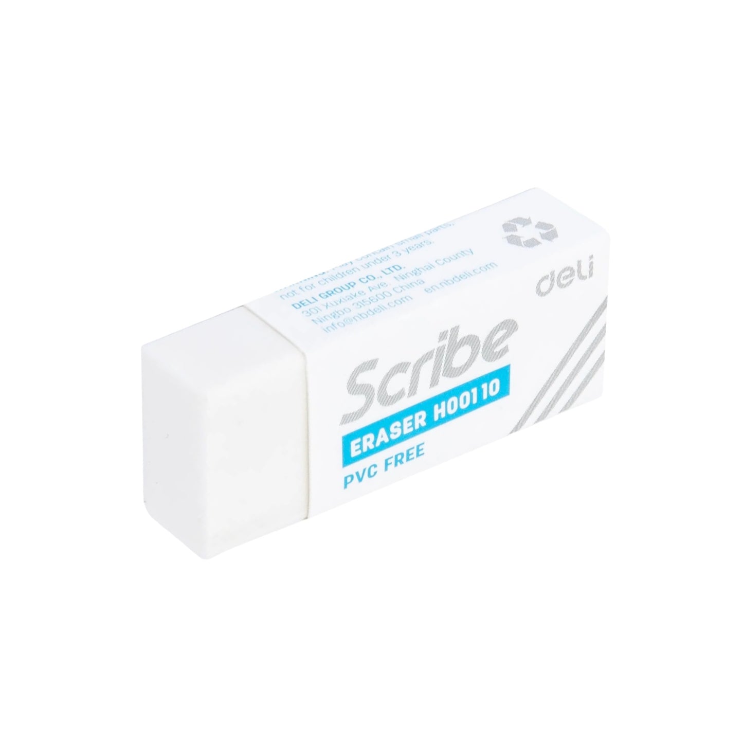 Deli Small Eraser, White, EH00110