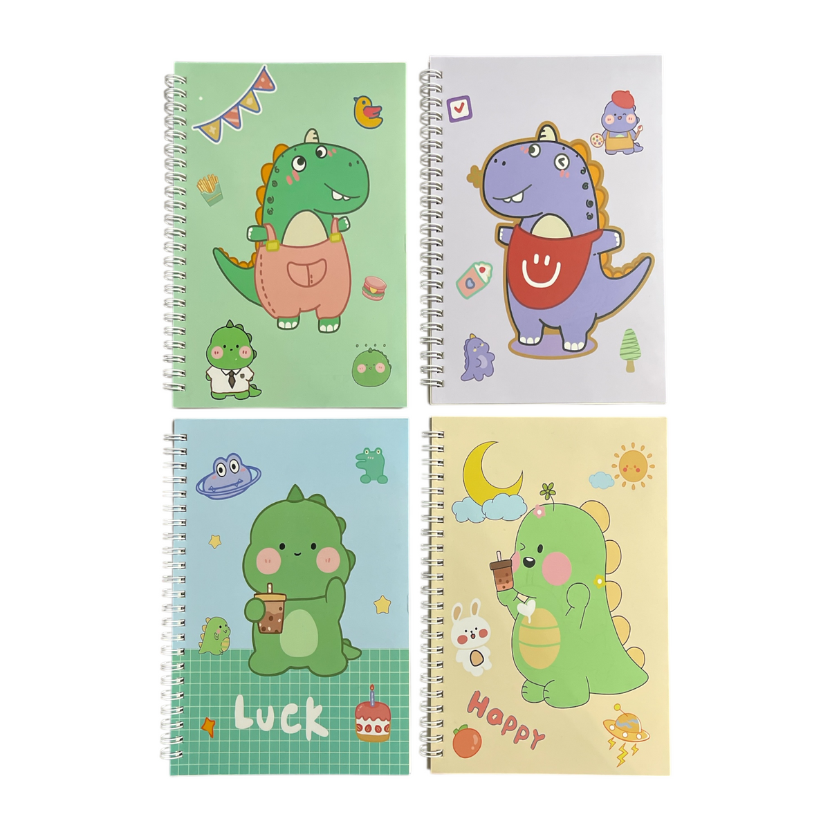 60 Sheets Spiral Binding Notebook with A Character Design – No.2284