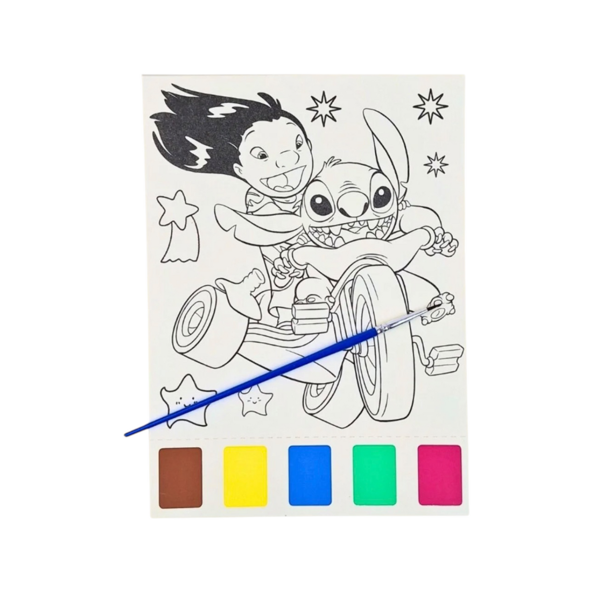 Paint With Watercolor Notebook 8 PCS - Designed For Children