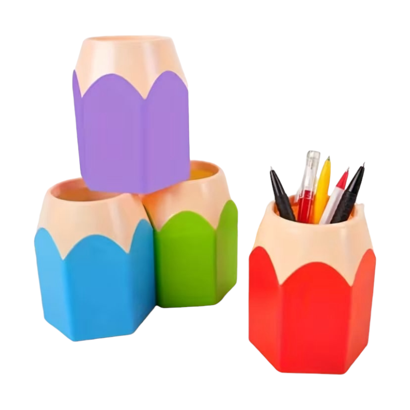 Pencil-Shaped Holders Designed for Organized Storage