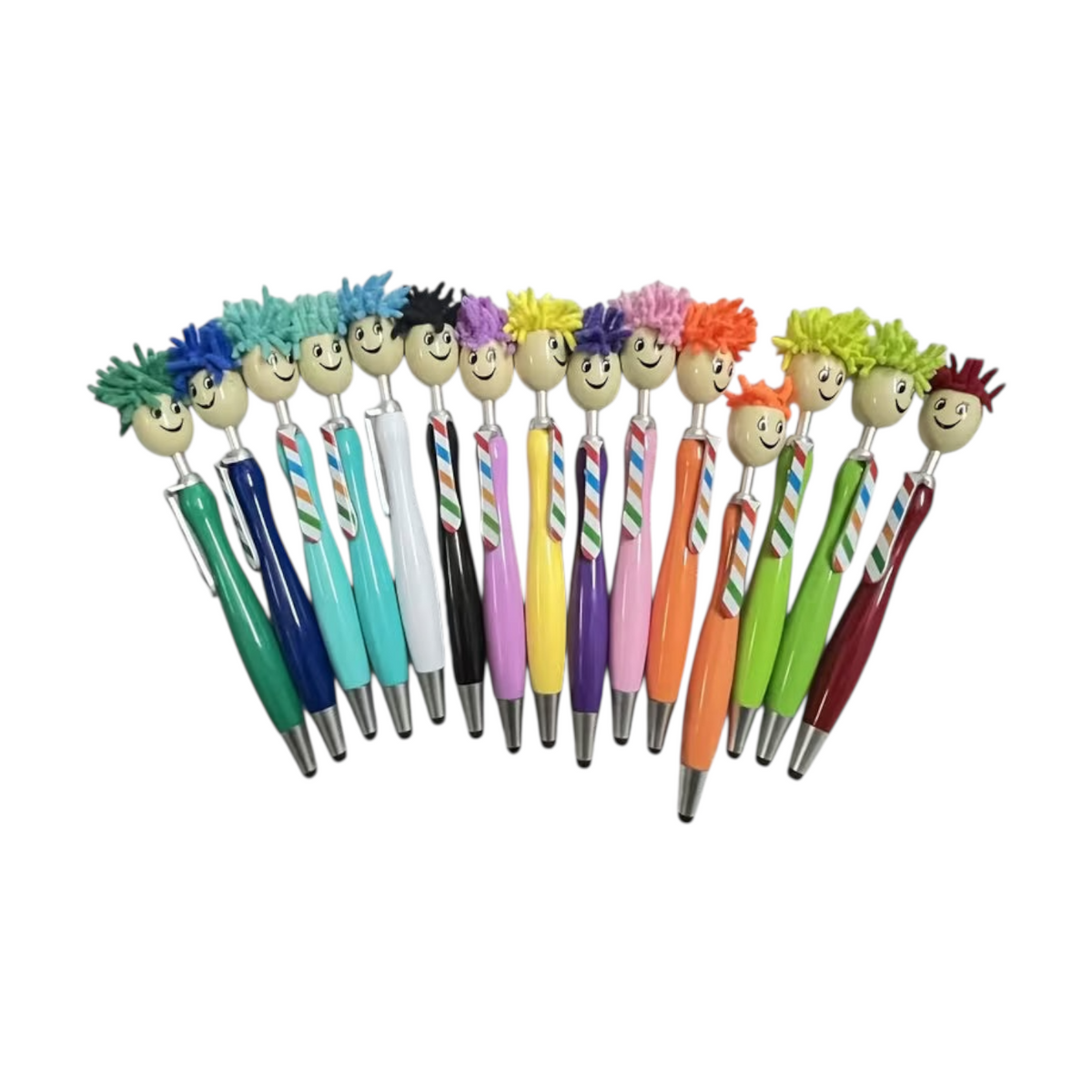 Retractable Fine Writing Tools. Made of plastic Featuring a Round Plastic Body - 1 Pen
