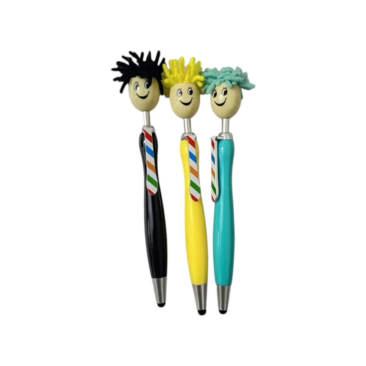 Retractable Fine Writing Tools. Made of plastic Featuring a Round Plastic Body - 1 Pen