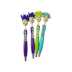 Retractable Fine Writing Tools. Made of plastic Featuring a Round Plastic Body - 1 Pen