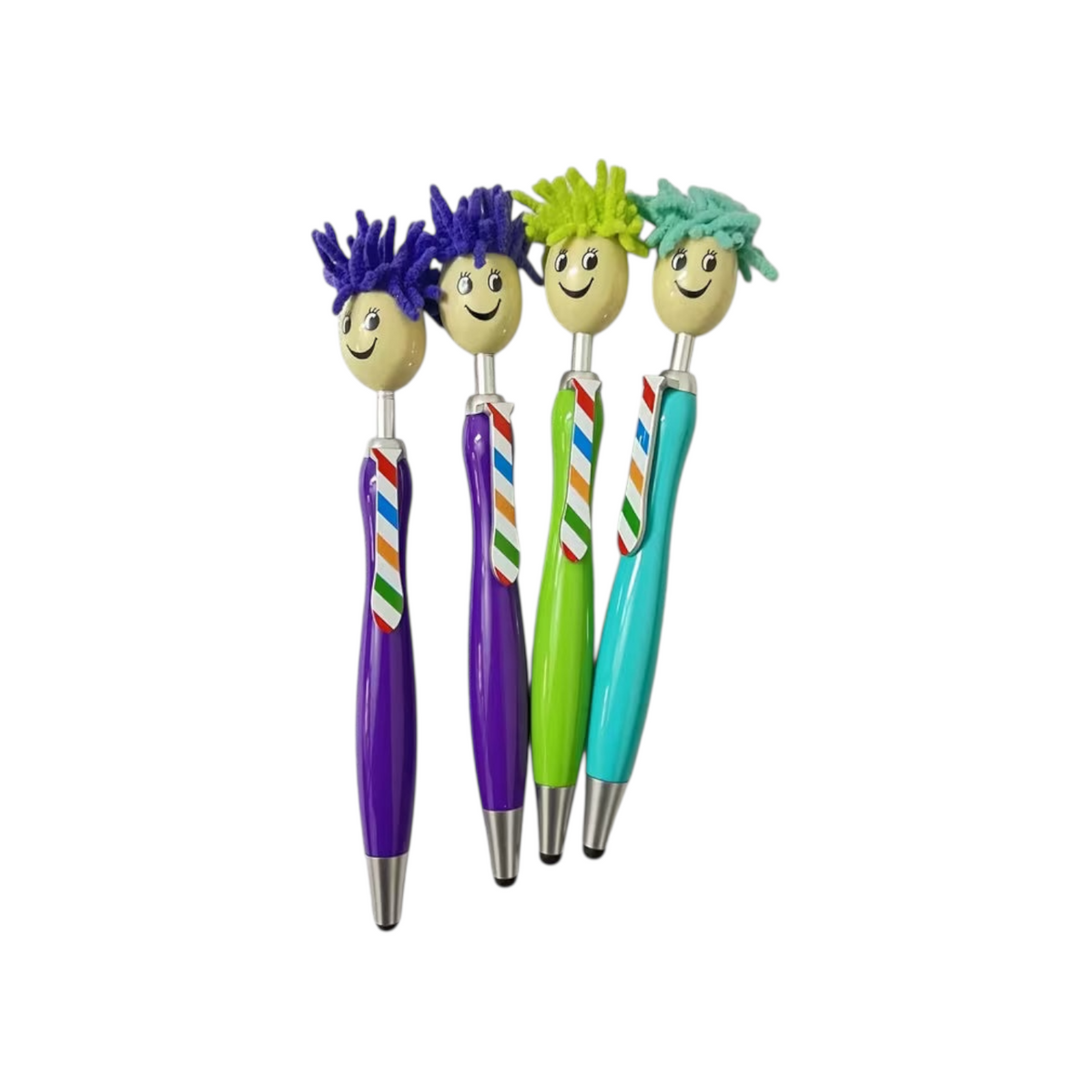 Retractable Fine Writing Tools. Made of plastic Featuring a Round Plastic Body - 1 Pen