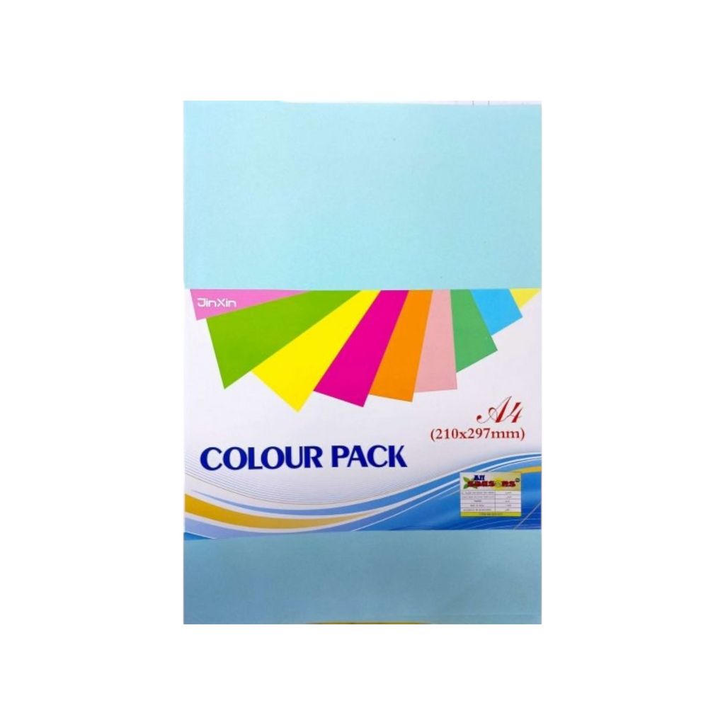 Colored Copy Paper 4 Colors 70gsm A4 / 50 Sheets