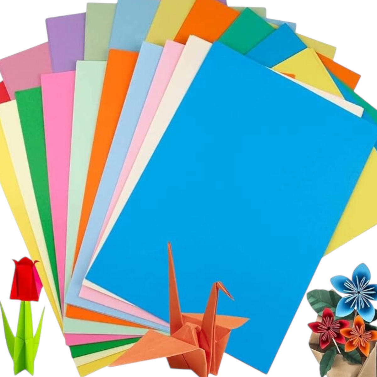 Colored Copy Paper 4 Colors 70gsm A4 / 50 Sheets