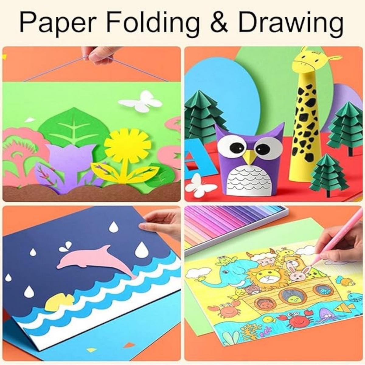 Colored Copy Paper 4 Colors 70gsm A4 / 50 Sheets